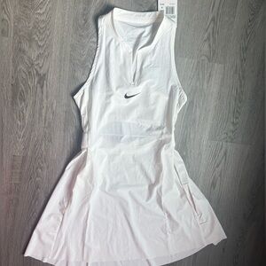 Nike White Sleeveless Tennis Dress